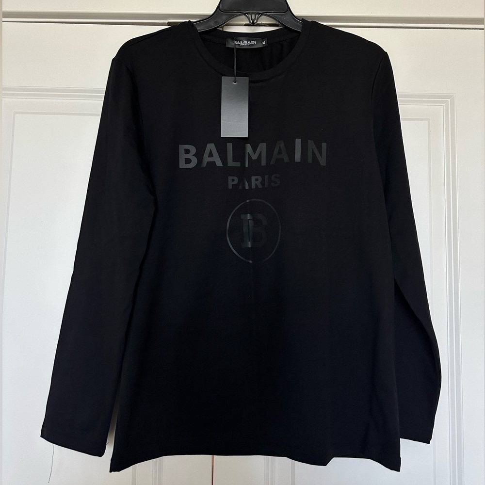Balmain fitted long sleeve